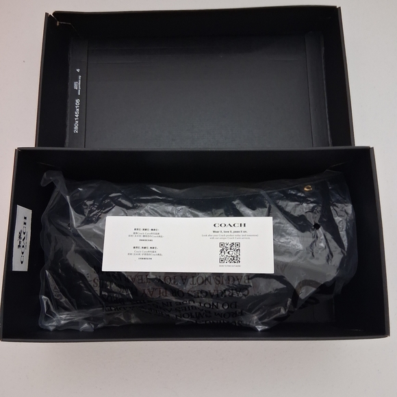 Coach Women's Black Velvet Flats - Picture 5 of 5